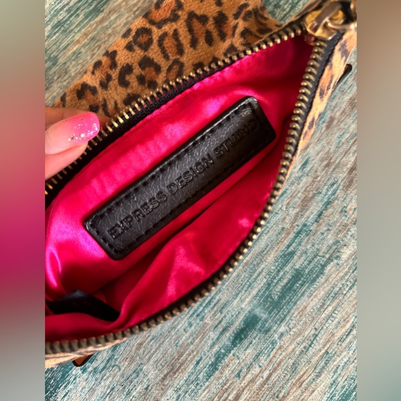 Express Leopard Wristlet - Picture 2 of 4